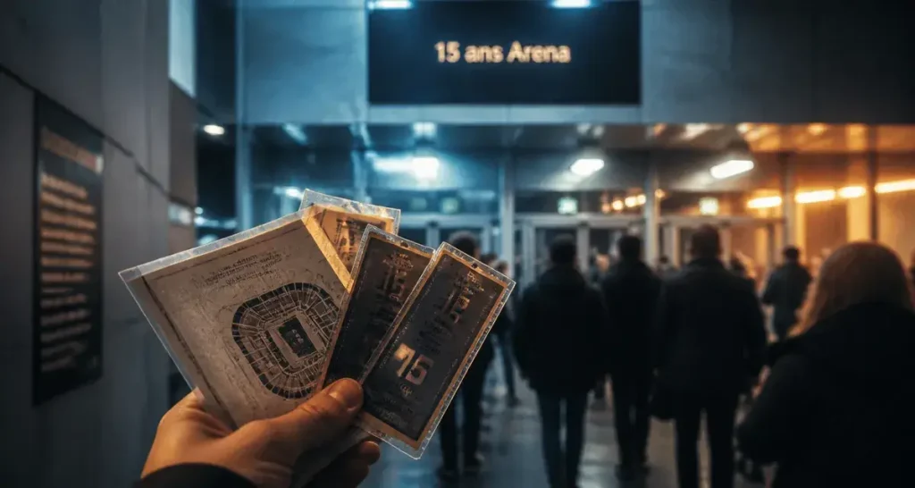 15 ans arena : billets et plan de salle pour Montpellier