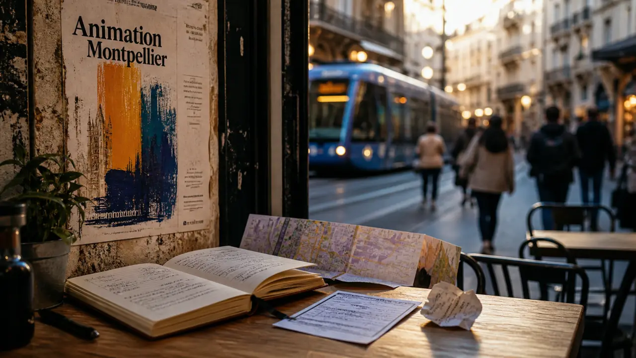 Animation Montpellier : format selon quartier et météo, café et tram à Montpellier