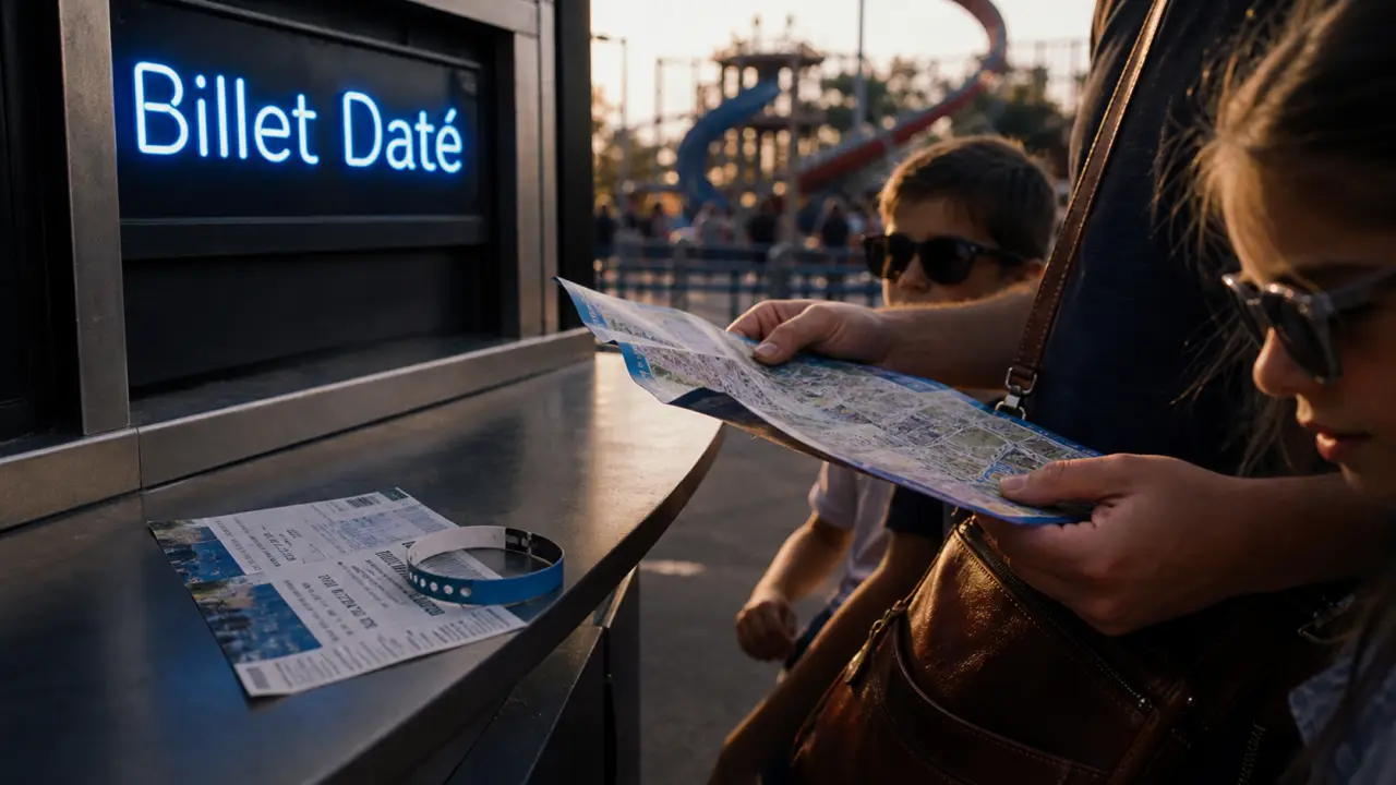Parc d'attraction en famille : billets datés et entrée