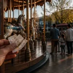 Carrousel Odysseum à Montpellier : enfants et parents