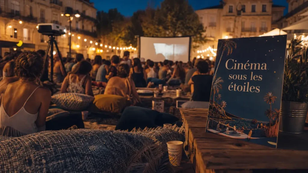 Cinéma en plein air à Montpellier : projection gratuite en plein air