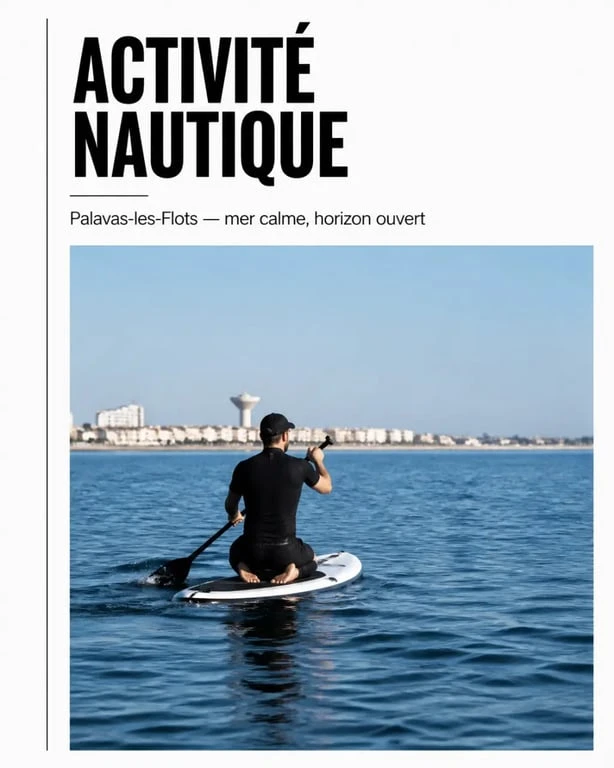 Activité Palavas les Flots : sortie paddle ou kayak sur la mer à Palavas-les-Flots