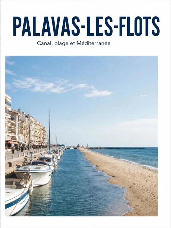 Activité Palavas les Flots : promenade entre plage et canal à Palavas-les-Flots
