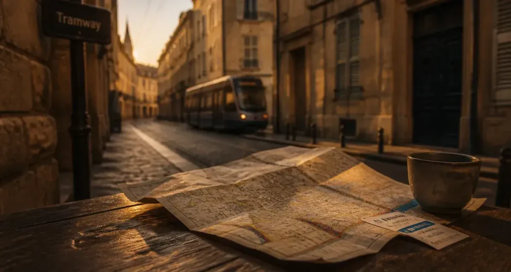 Guide Montpellier sans courir : ruelles de l’Écusson et tramway au golden hour