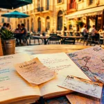 jds montpellier, agenda sorties à Montpellier sur une table de café