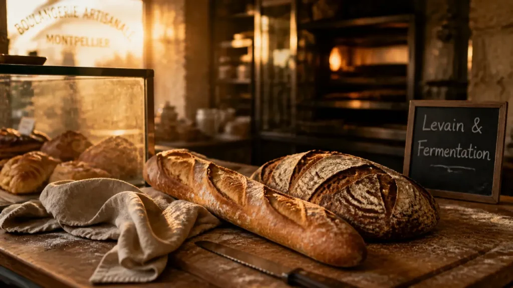Meilleure boulangerie Montpellier : pain au levain, viennoiseries et pâtisseries