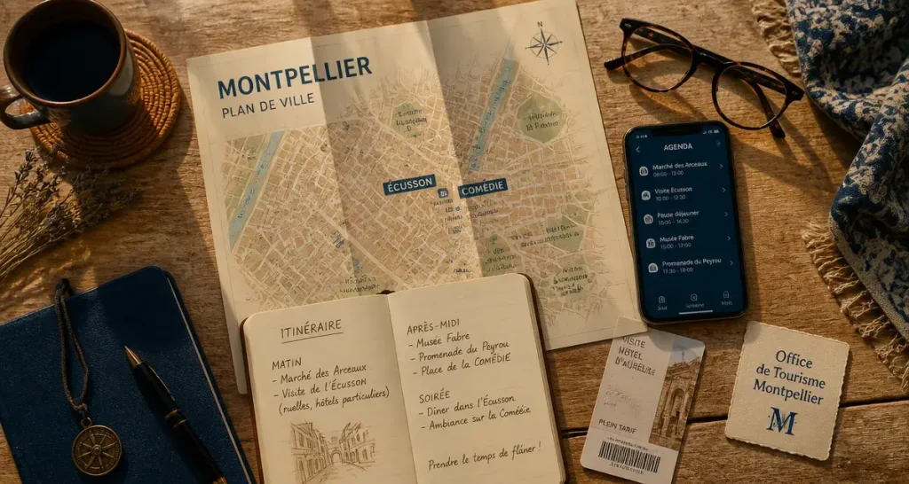 montpellier ot : plans et visites avant la Comédie