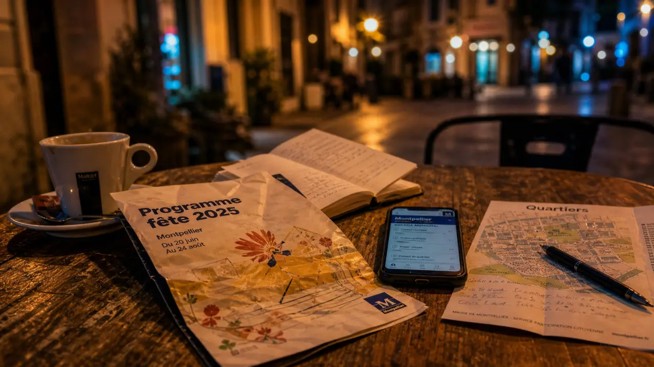 Programme fête baillargues 2025 à Montpellier : dépliant et agenda municipal