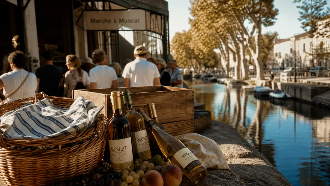 Que faire à Frontignan ce week-end : Muscat et fruits au marché, quai et canal du Rhône à Sète