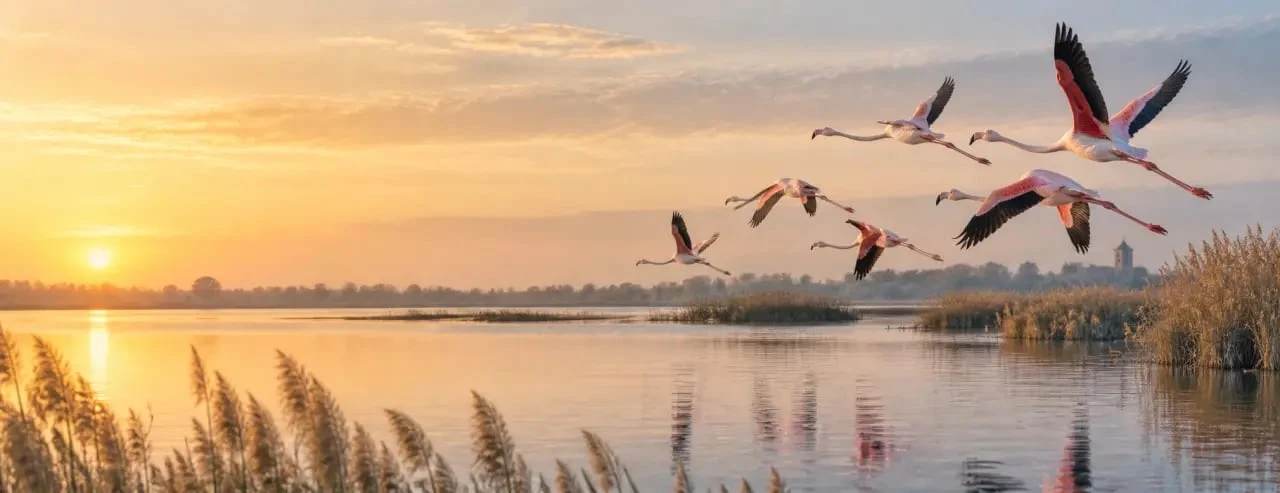 Quoi faire en Camargue : observer les flamants roses dans les étangs