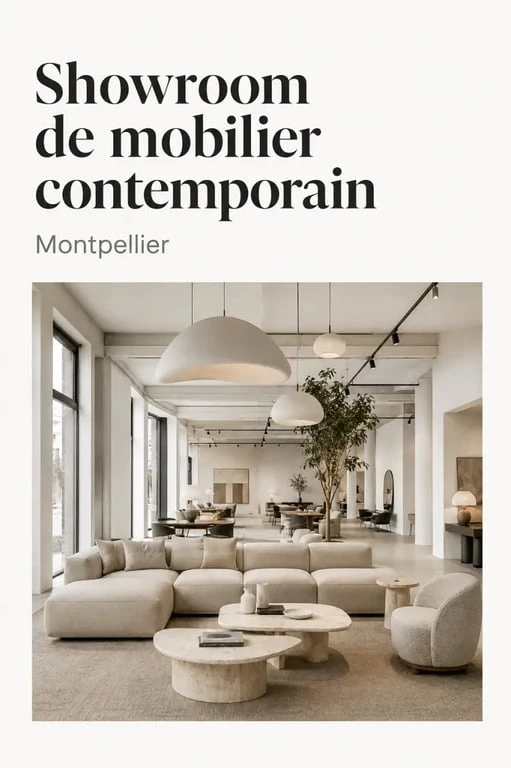 Showroom de montpellier magasin deco pour mobilier contemporain et architecture intérieure