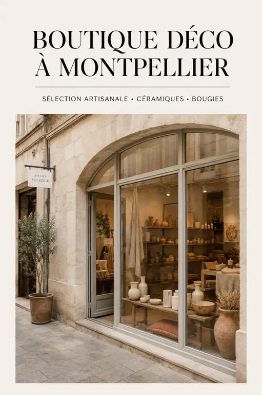 Ambiance d’un montpellier magasin deco dans une boutique chaleureuse du centre historique