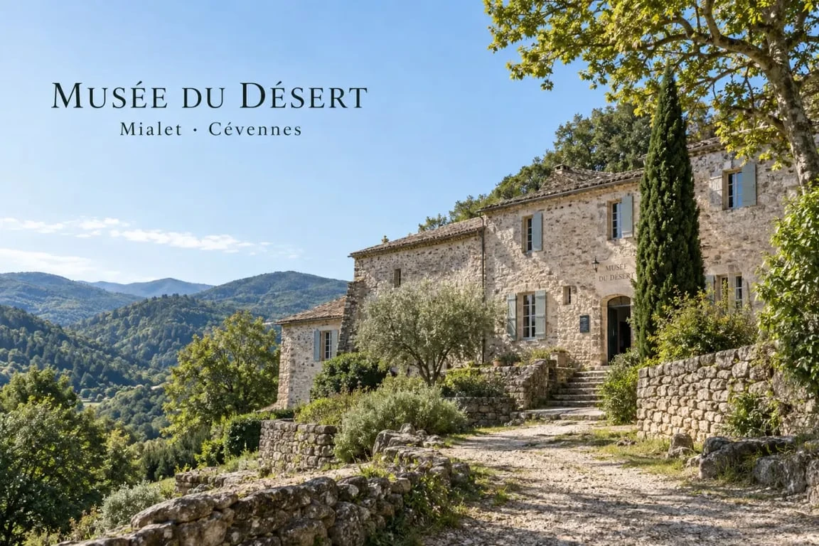 Mialet parmi les plus beaux villages des Cévennes et le Musée du Désert