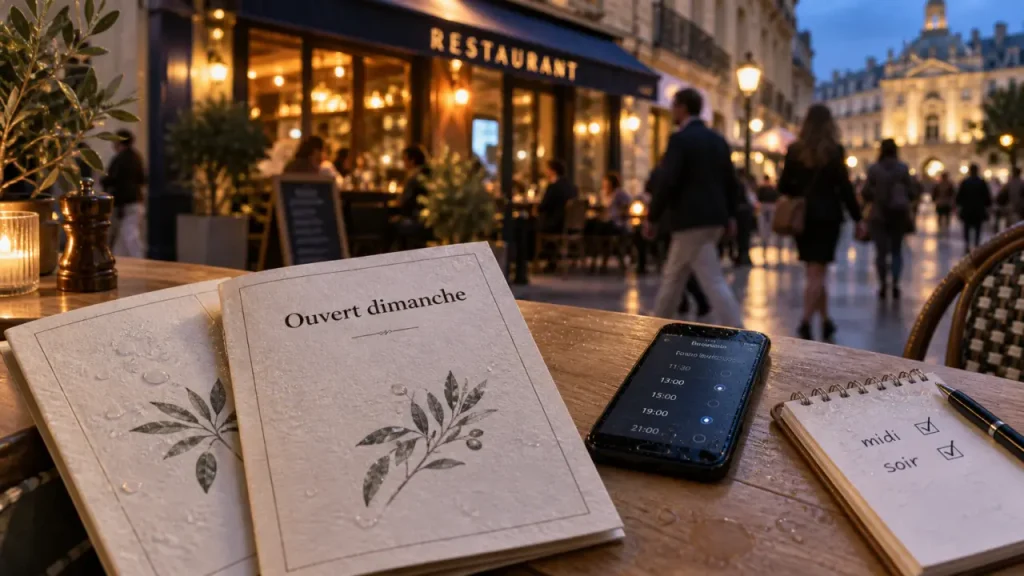 Montpellier restaurants open sunday : horaires dimanche et budget