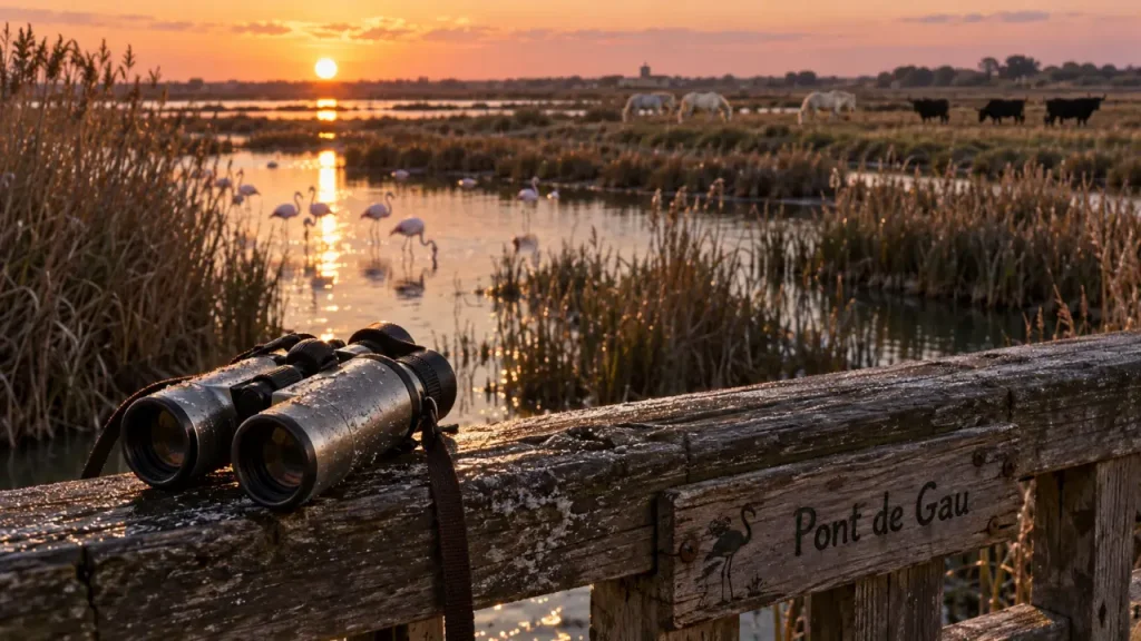 Quoi faire en Camargue : flamants roses à Pont de Gau, balade chevaux