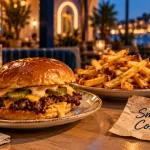 Burger montpellier Smash & Comédie : smash burger et frites