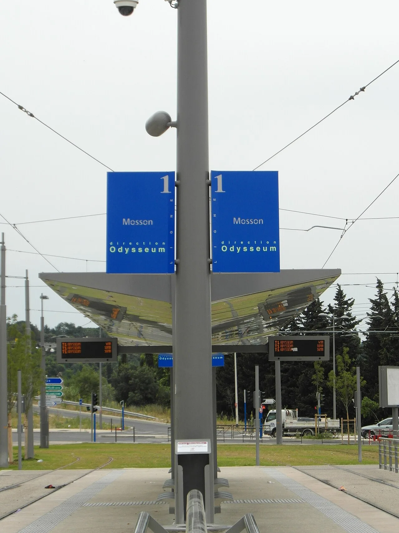 Le tramway de Montpellier, sur la ligne 3