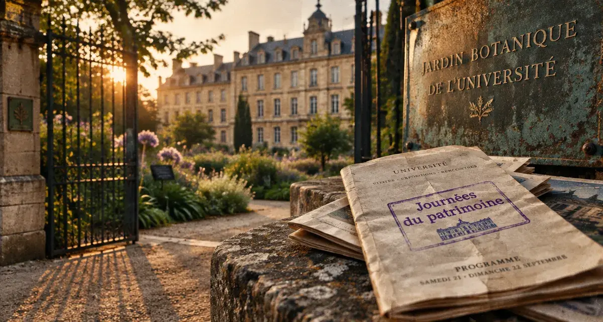Faculté de médecine Montpellier, journée du patrimoine : jardin et bâtiment historique